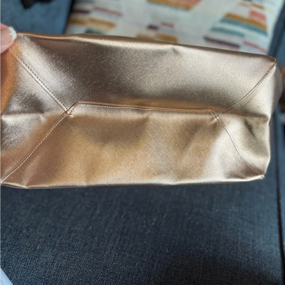 Michael Kors Rose Gold Leather Tassel Tote BRAND NEW NO CALL OUTS - Picture 10 of 16